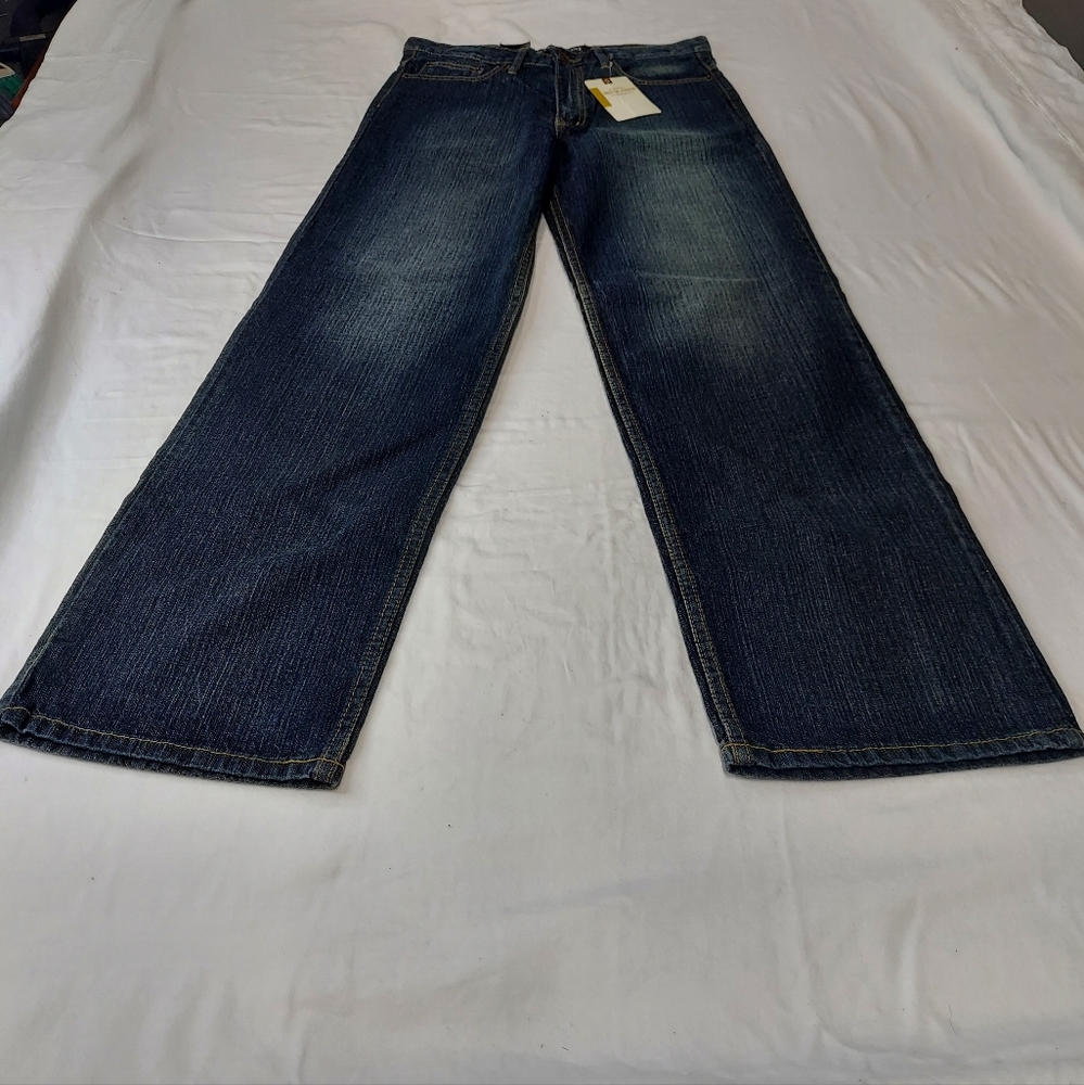 Silver Stone Authentic Boys Jeans Denim 100% Cotton Blue size 16.  Nwt
